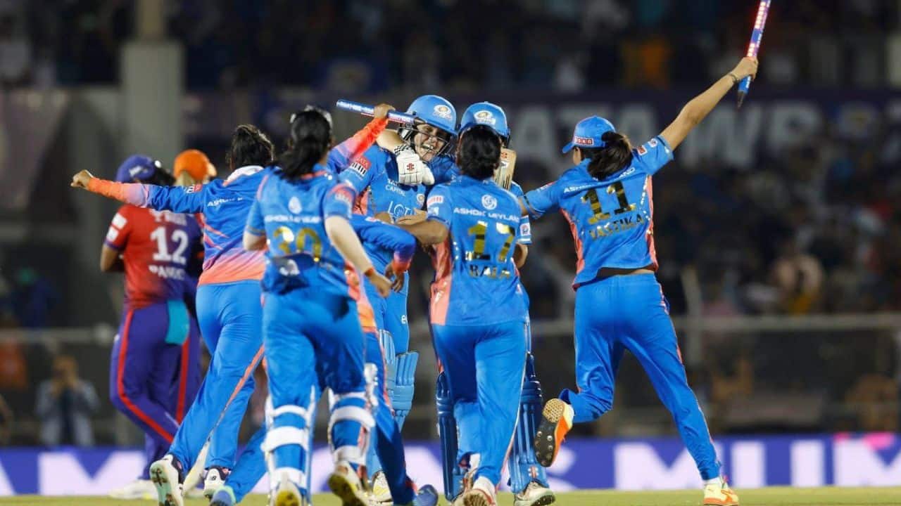 WPL 2023 Final: Sciver-Brunt's Unbeaten Fifty Helps Mumbai Indians Win The Inaugural Title